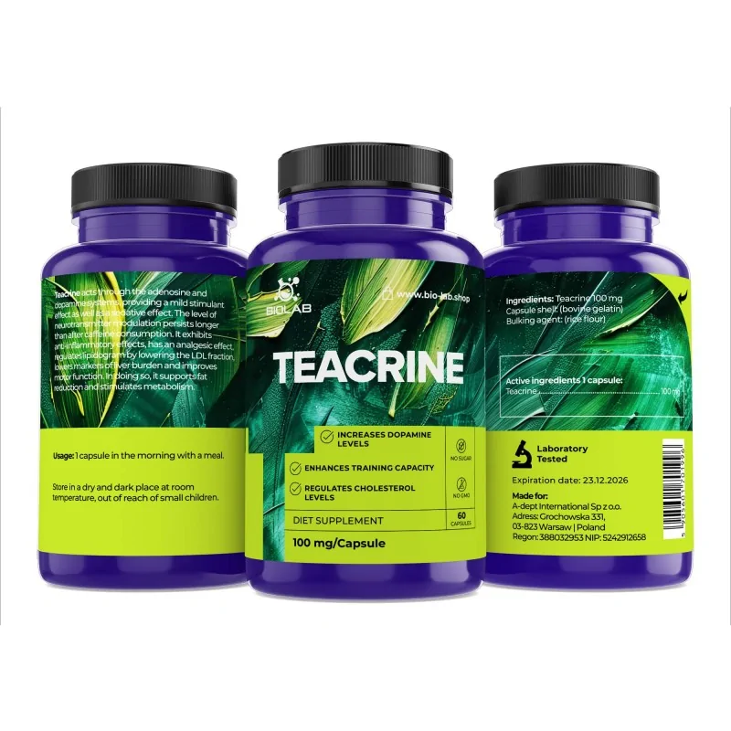 Teacrine 100mg 60 caps Teacrine 100mg 60 caps